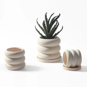 Dount Ceramic Planters