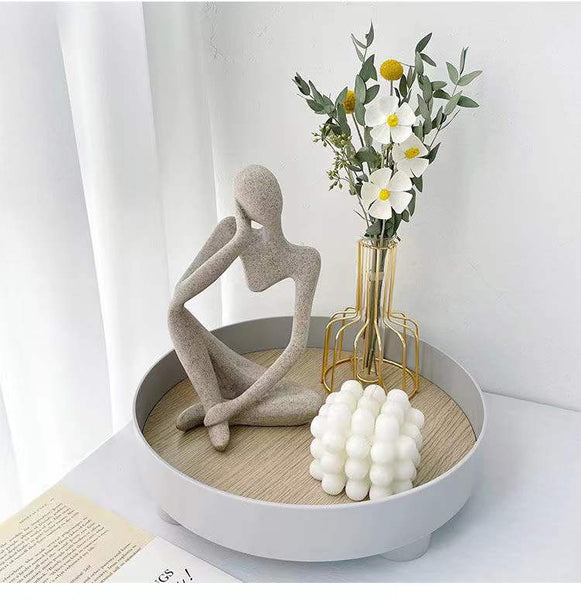 Figure Decorative object| Thinker Statue| Thanksgiving gift box