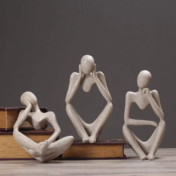 Figure Decorative object| Thinker Statue| Thanksgiving gift box